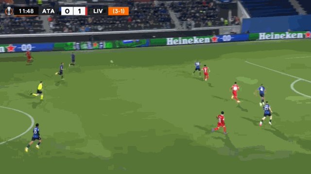 【欧联】利物浦客场1比0亚特兰大，总比分1比3被淘汰